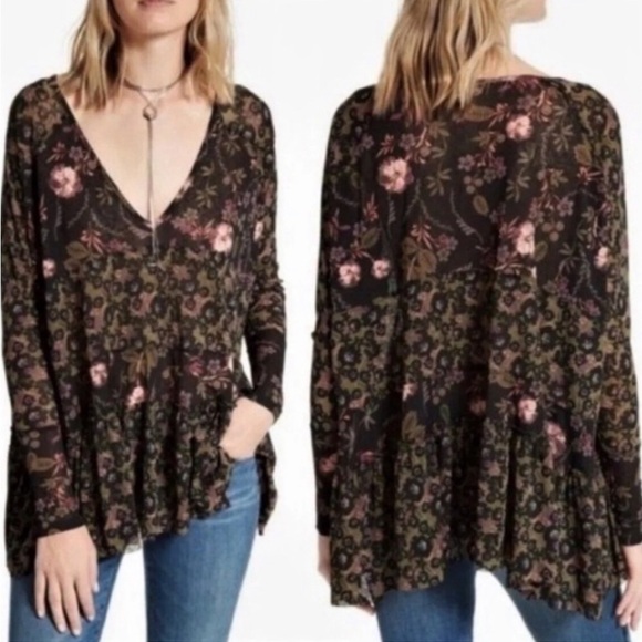 Free People Isabella Tunic Blouse - Picture 1 of 5